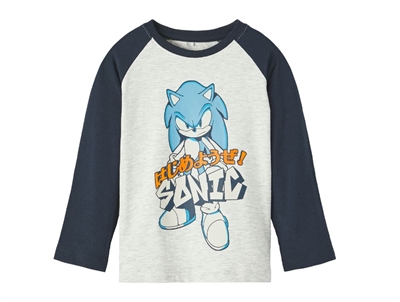 Name It light grey melange t-shirt Sonic