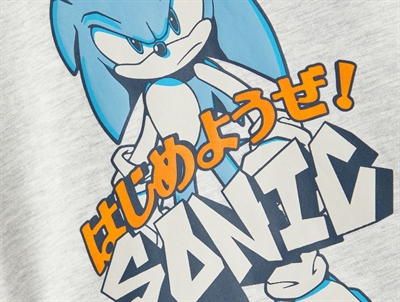 Name It light grey melange t-shirt Sonic