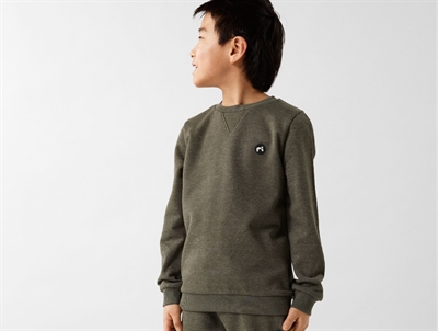 Name It sweatshirt i grøn nuance på barn