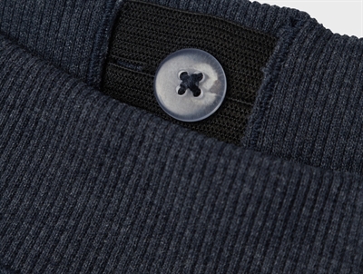 name it sweatpants dark sapphire med lynlåslommer detalje