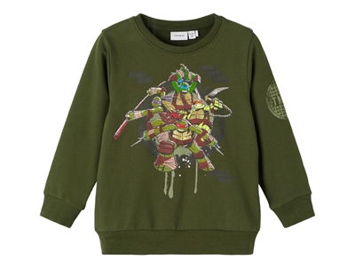 Name It rifle green Turtles sweatshirt