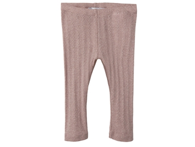 Name It deauville mauve melange glitter legging