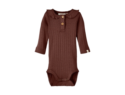 Lil Atelier rum raisin body hulmønster