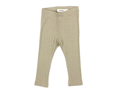 Lil Atelier Chinchilla Hulmønster Legging