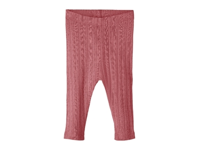 Lil Atelier dry rose hulmønster legging