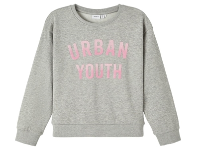 Name It grey melange boxy sweatshirt