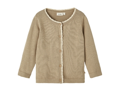 Lil Atelier chinchilla strik cardigan