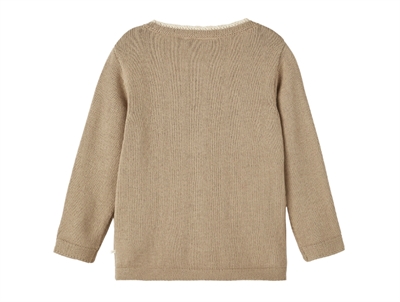 Lil Atelier chinchilla strik cardigan