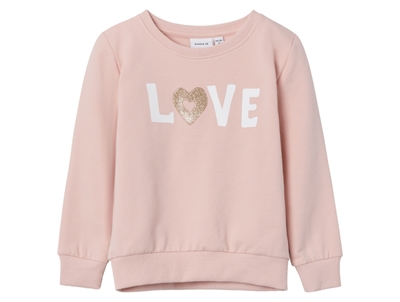 Name It rose smoke glitter sweatshirt