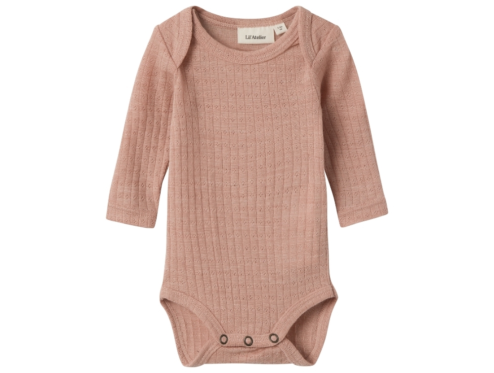 Lil Atelier Roebuck Body Merinould - Str. 3m 62cm