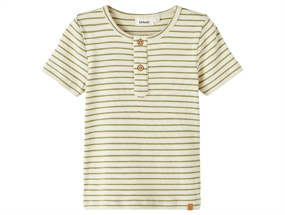 Lil Atelier sage stribet t-shirt