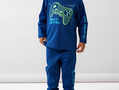 Name It navy peony gaming pyjamas