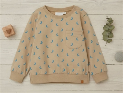 Lil Atelier white pepper sweatshirt måner
