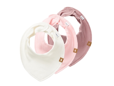 Name It savlesmække parfait pink/jet stream/deauville mauve med trykknaplukning (3-pak)