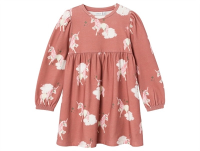 Name It light mahogany unicorn sweatkjole