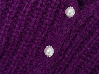 Name It grape juice short knit cardigan