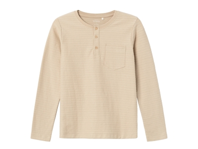 Name It oxford tan bluse