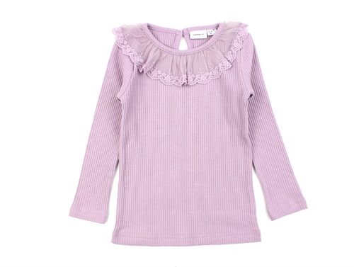 Name It Lavender Mist Blonde Top - Str. 2y 92cm
