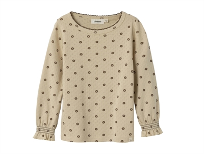 Lil Atelier wood ash blomstret top