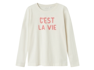 Name It jet stream/cest la vie printet loose t-shirt