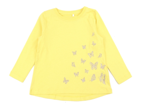 Name It Yarrow/butterfly Glitter Loose Top - Str. 5y 110cm