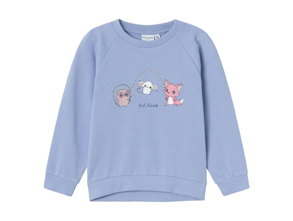 Name It Easter Egg/best Friend Glitter Sweatshirt
