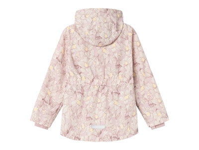 Name It burnished lilac blomstret overgangsjakke