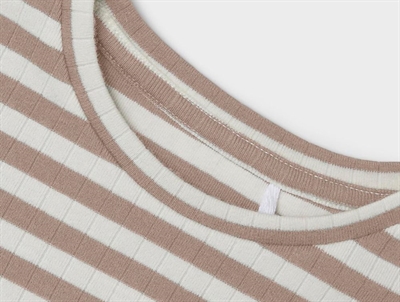 Name It mocha meringue stribet top