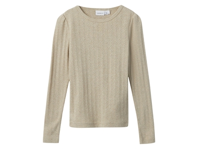 Name It pure cashmere melange glitter top