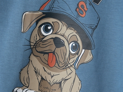 Name It coronet blue/happy dog top