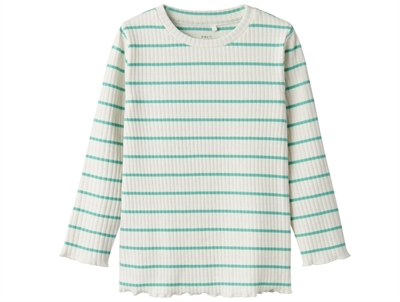 Name It jet stream/festival bloom wasabi stribet top