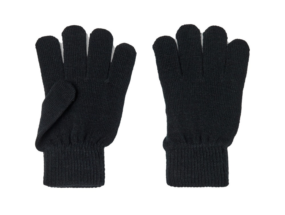 Name It Black Fingervanter - Str. 7-9y