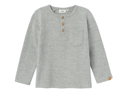 Lil Atelier grey melange bluse