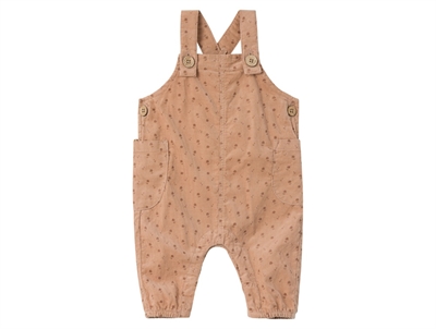 Lil Atelier nougat blomstret overall