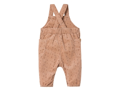 Lil Atelier nougat blomstret overall
