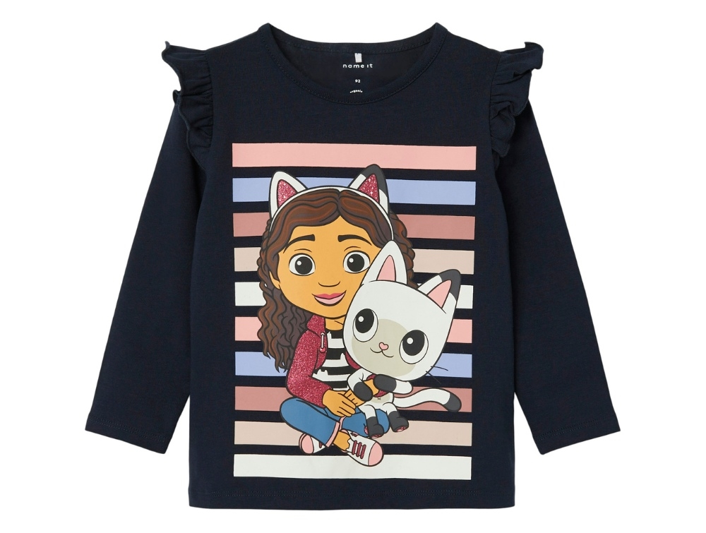 Name It Dark Sapphire Gabby's Dollhouse Top - Str. 2y 92cm