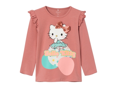 Name It ash rose Hello Kitty sløjfe top