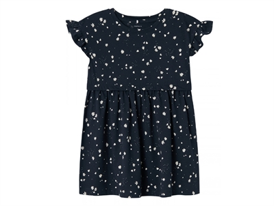 Name It dark sapphire print kjole