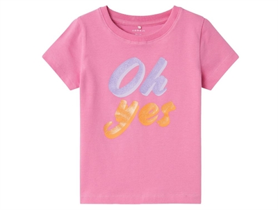 Name It wild orchid print t-shirt
