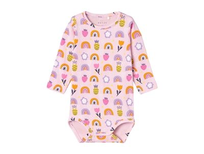 Name It parfait pink regnbue body