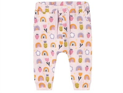 Name It parfait pink regnbue bukser