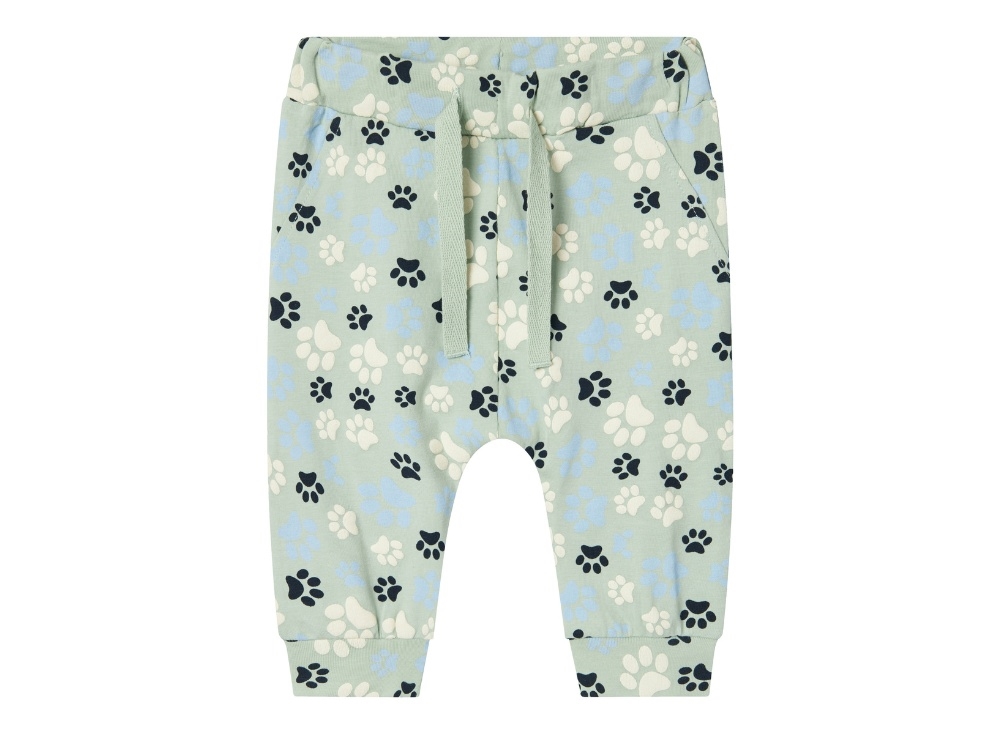 Name It Silt Green Poteprint Bukser - Str. 3m 62cm