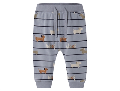 name it baby bukser tradewinds med hundeprint