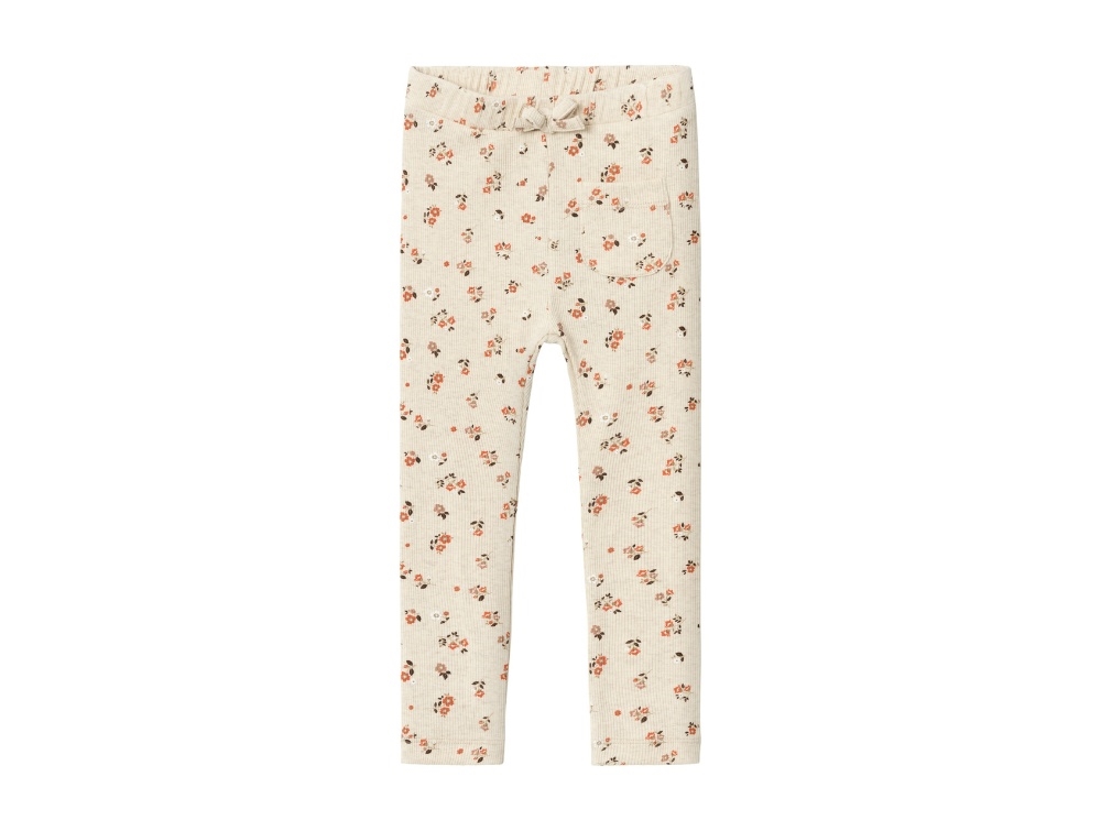 Name It Peyote Melange Blomstret Legging - Str. 3y 98cm