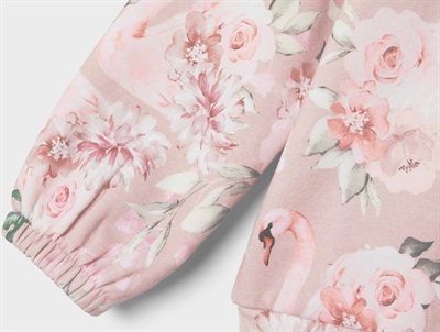 Name It sepia rose flowers sweatshirt