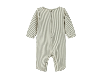 Lil Atelier dried sage stribet badedragt UPF 50+