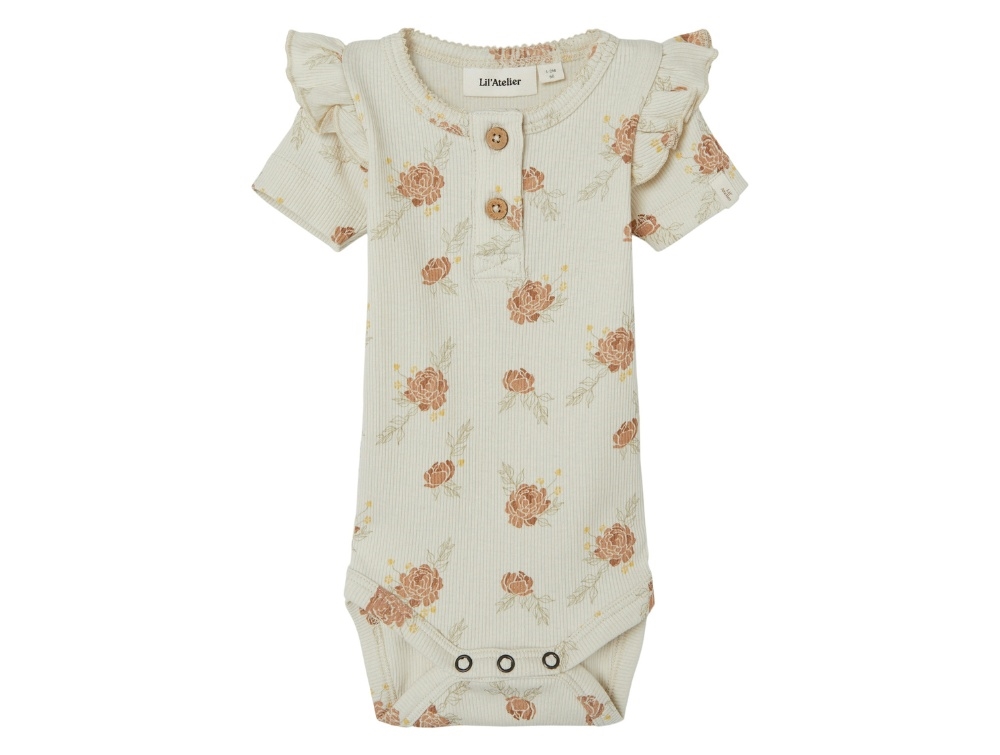 Lil Atelier Turtledove Body Blomster - Str. 1m 56cm
