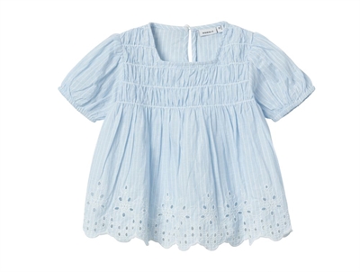 Name It chambray blue stribet top