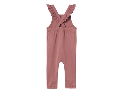 Lil Atelier nostalgia rose loose sweat overall