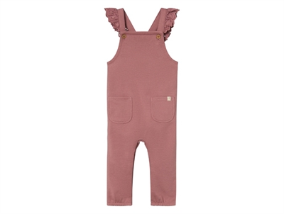 Lil Atelier nostalgia rose loose sweat overall